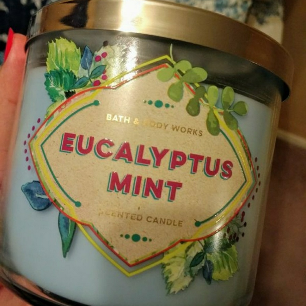 Bath & Body Works Scented Candle Eucalyptus Mint